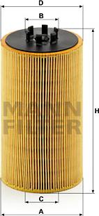 Mann-Filter HU 13 125 x - Eļļas filtrs www.autospares.lv