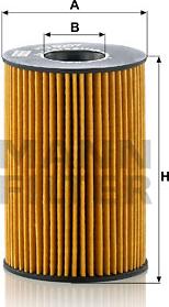 Mann-Filter HU 8007 z - Eļļas filtrs www.autospares.lv