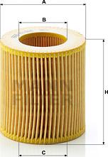 Mann-Filter HU 816 x - Eļļas filtrs www.autospares.lv