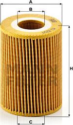 Mann-Filter HU 820/1 y - Eļļas filtrs www.autospares.lv