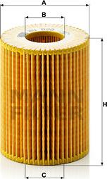 Mann-Filter HU 820 x - Eļļas filtrs www.autospares.lv