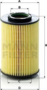 Mann-Filter HU 822/5 x - Oil Filter www.autospares.lv