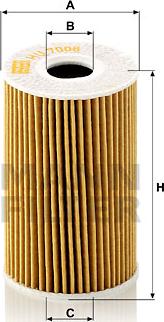 Mann-Filter HU 7008 z - Oil Filter www.autospares.lv