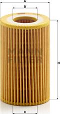 Mann-Filter HU 7011 z - Eļļas filtrs www.autospares.lv