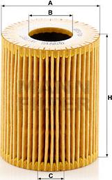 Mann-Filter HU 7017 z - Eļļas filtrs www.autospares.lv