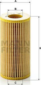 Mann-Filter HU 719/8 x - Eļļas filtrs www.autospares.lv