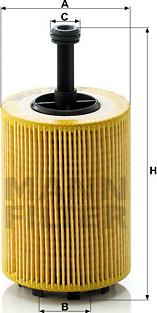 Mann-Filter HU 719/7 x - Oil Filter www.autospares.lv