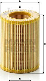 Mann-Filter HU 714 x - Eļļas filtrs www.autospares.lv