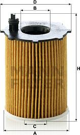 Mann-Filter HU 716/2 x - Oil Filter www.autospares.lv