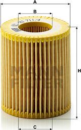 Mann-Filter HU 711/4 x - Oil Filter www.autospares.lv