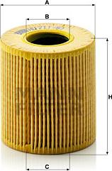 Mann-Filter HU 711/51 x - Масляный фильтр www.autospares.lv