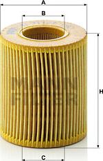 Mann-Filter HU 711/2 x - Масляный фильтр www.autospares.lv