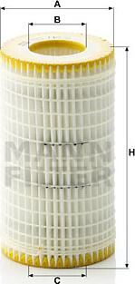 Mann-Filter HU 718/5 x - Oil Filter www.autospares.lv