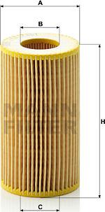 Mann-Filter HU 718/1 k - Oil Filter www.autospares.lv