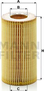 Mann-Filter HU 718/1 y - Oil Filter www.autospares.lv