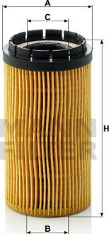 Mann-Filter HU 718 x - Oil Filter www.autospares.lv