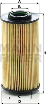 Mann-Filter HU 712/10 x - Eļļas filtrs www.autospares.lv