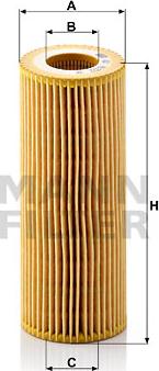 Mann-Filter HU 722 x - Eļļas filtrs www.autospares.lv