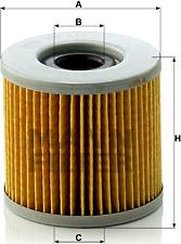 Mann-Filter MH 811 - Eļļas filtrs www.autospares.lv