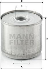 Mann-Filter P 917/1 x - Degvielas filtrs autospares.lv