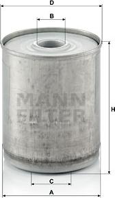 Mann-Filter P 939 x - Degvielas filtrs autospares.lv