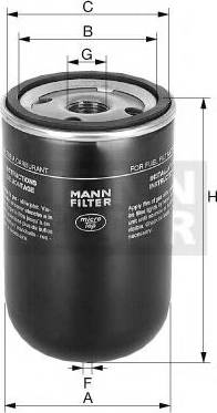 Mann-Filter WK 723/3 - Degvielas filtrs www.autospares.lv