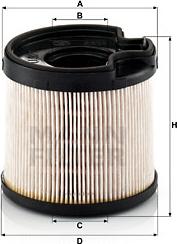 Mann-Filter PU 922 x - Degvielas filtrs autospares.lv