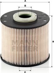 Mann-Filter PU 927 x - Degvielas filtrs www.autospares.lv