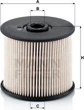 Mann-Filter PU 830 x - Degvielas filtrs www.autospares.lv