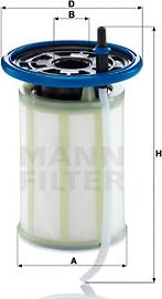 Mann-Filter PU 7019 - Fuel filter www.autospares.lv