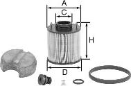 Mann-Filter U 620/4 x KIT - Karbamīda filtrs www.autospares.lv