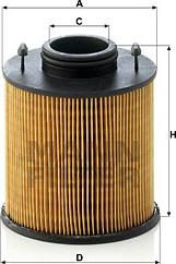 Mann-Filter U 620/3 y KIT - Karbamīda filtrs www.autospares.lv