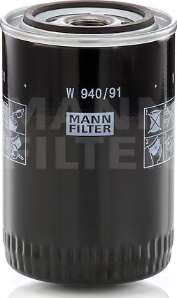 Mann-Filter W 940/9 - Oil Filter www.autospares.lv