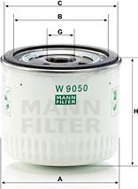 Mann-Filter W 9050 - Oil Filter www.autospares.lv