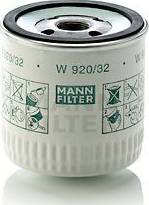 Mann-Filter W 920/32 - Eļļas filtrs www.autospares.lv