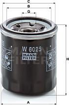 Mann-Filter W 6025 - Oil Filter www.autospares.lv