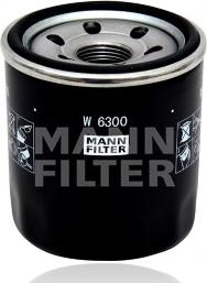 Mann-Filter W 6300 - Oil Filter www.autospares.lv