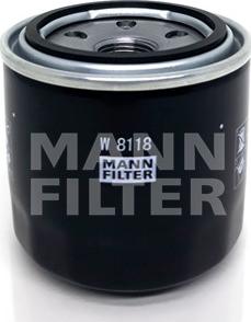 Mann-Filter W 8118 - Eļļas filtrs www.autospares.lv