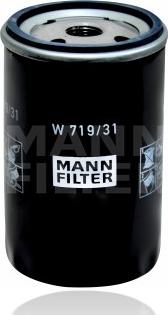 Mann-Filter W 719/31 - Eļļas filtrs autospares.lv