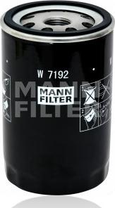 Mann-Filter W 7192 - Oil Filter www.autospares.lv