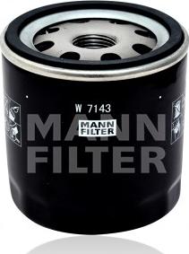 Mann-Filter W 714/3 - Eļļas filtrs www.autospares.lv