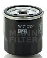 Mann-Filter W 712/22 (10) - Eļļas filtrs autospares.lv