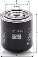 Mann-Filter WA 9002 - Dzesēšanas šķidruma filtrs www.autospares.lv