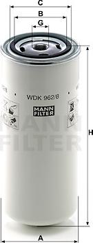 Mann-Filter WDK 962/8 - Degvielas filtrs www.autospares.lv