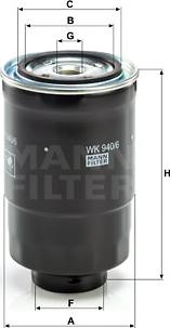 Mann-Filter WK 940/6 x - Топливный фильтр www.autospares.lv