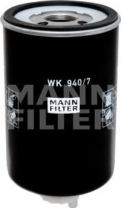 Mann-Filter WK 940/7 - Fuel filter www.autospares.lv