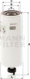 Mann-Filter WK 965/4 x - Degvielas filtrs autospares.lv