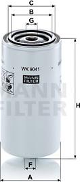 Mann-Filter WK 9041 x - Degvielas filtrs autospares.lv