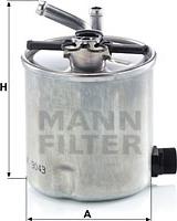 Mann-Filter WK 9043 - Degvielas filtrs autospares.lv