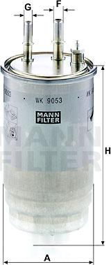 Mann-Filter WK 9053 z - Degvielas filtrs www.autospares.lv